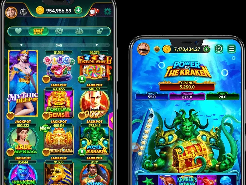 Người dùng đang chơi game trên ứng dụng TF88