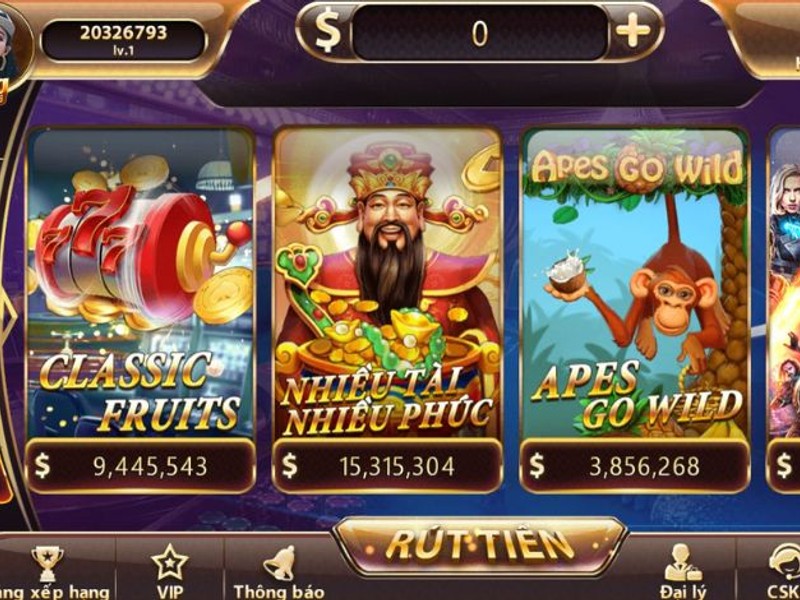 Trò chơi nổ hũ và quay số mini