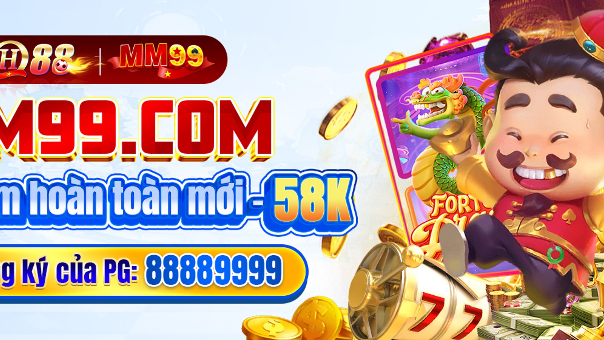 Hình ảnh slot game TF88 với biểu tượng may mắn và tiền thưởng lớn