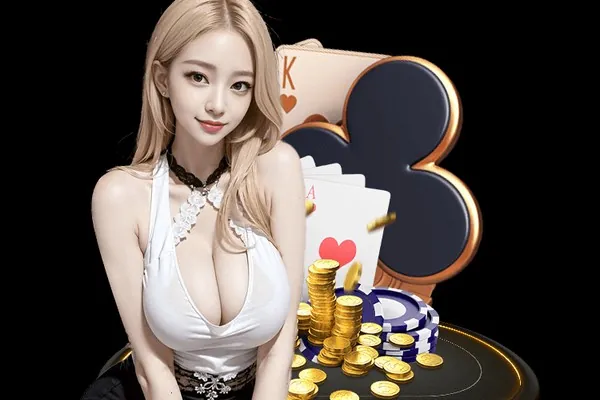 Trò chơi Baccarat với bài và người chia bài